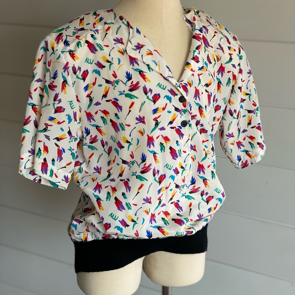 Vintage multicolor blouse